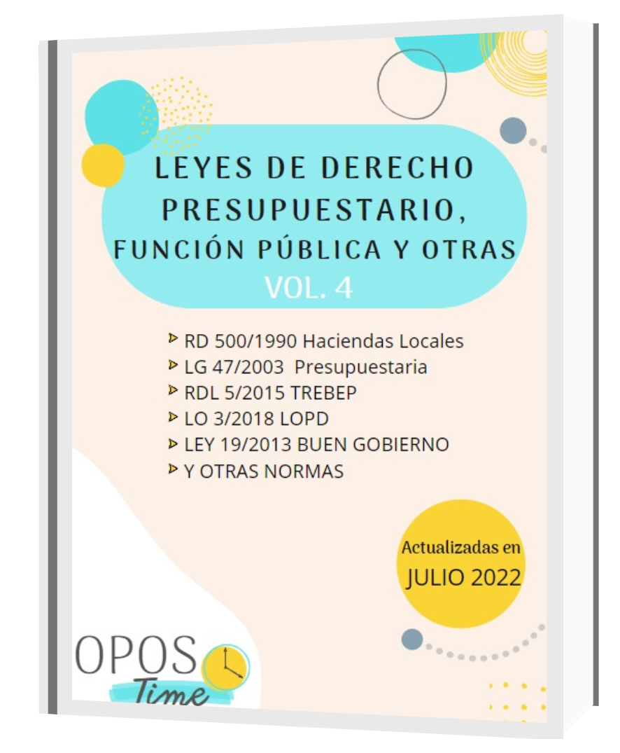 Leyes de Derecho Presupuestario y Función Pública OposTime
