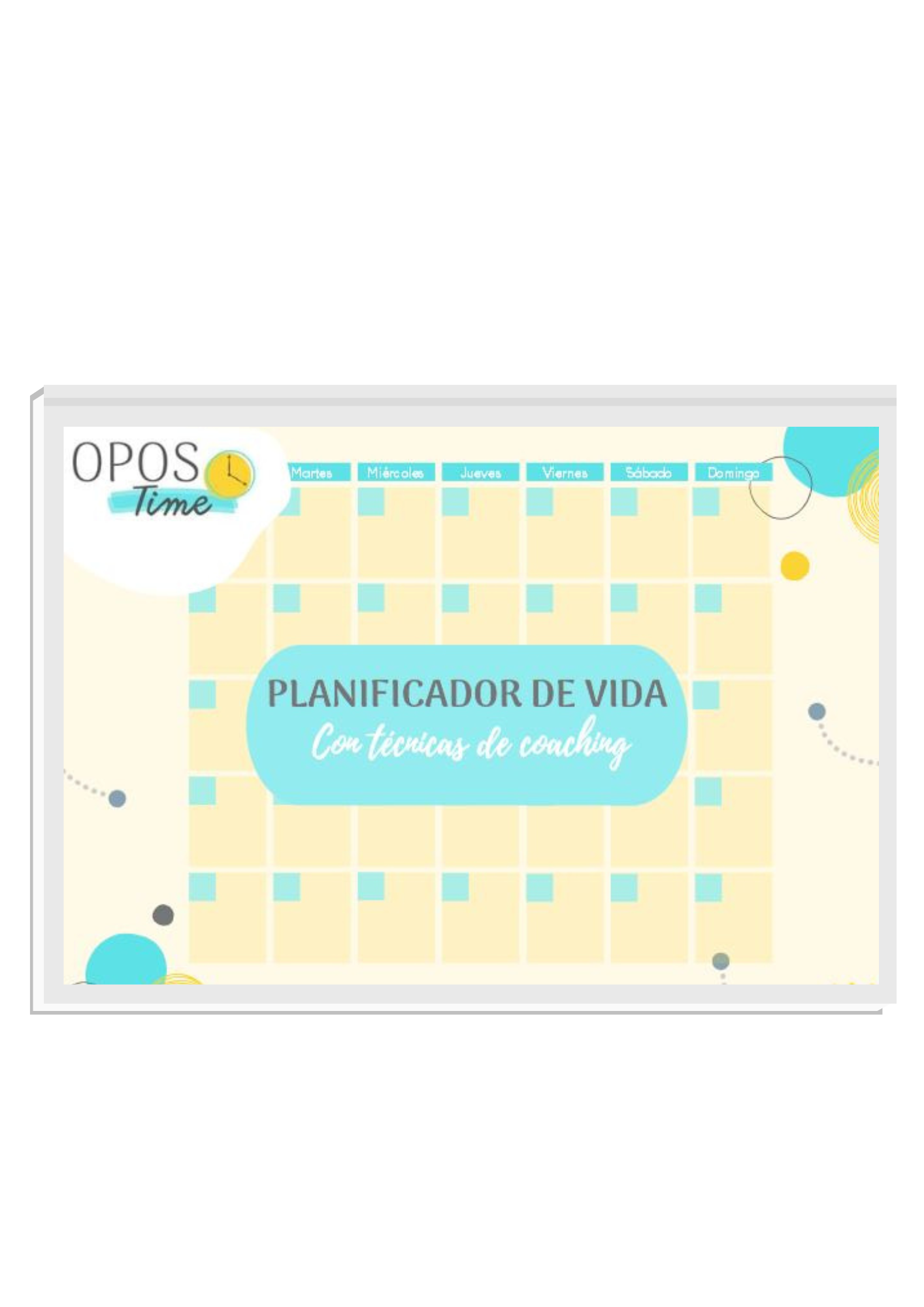 Planificador de Vida OposTime Mi cuaderno de oposiciones OposTime