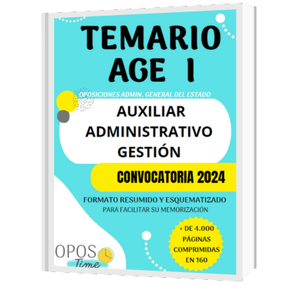 AGE I 2024 Temario OposTime I