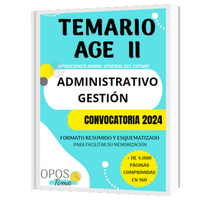AGE II 2024 Temario OposTime II